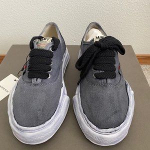 Mihara Yasuhiro Baker Low Top Black Washed Sneaker